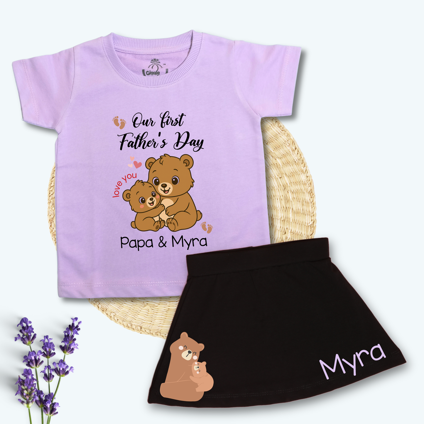 Our first Father's Day (Teddy-set)