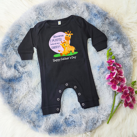 Ofcourse I'M Cute! Look At My Daddy