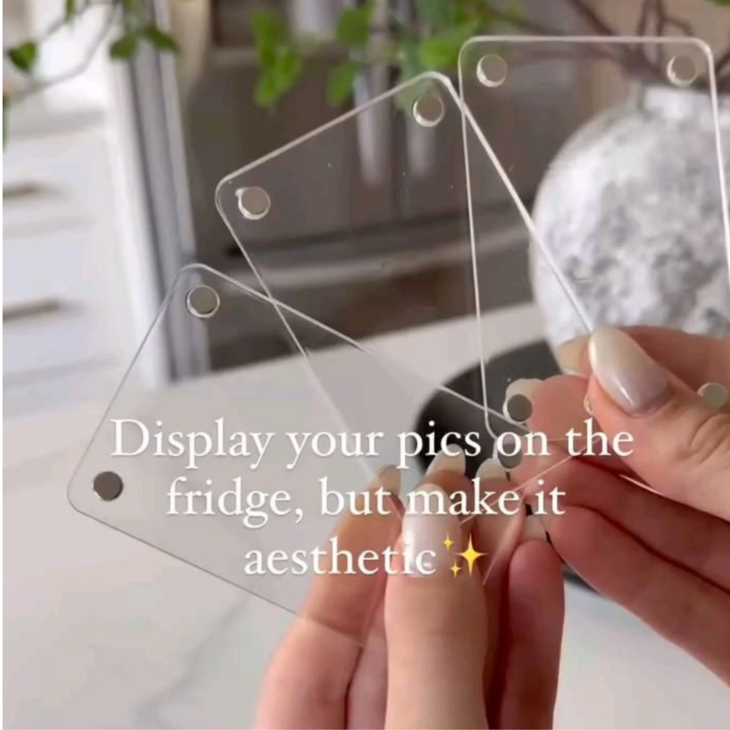 Transparent Fridge Magnet