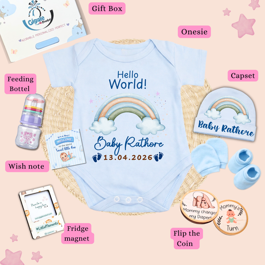 NEW BORN BABY HAMPER (BOY)
