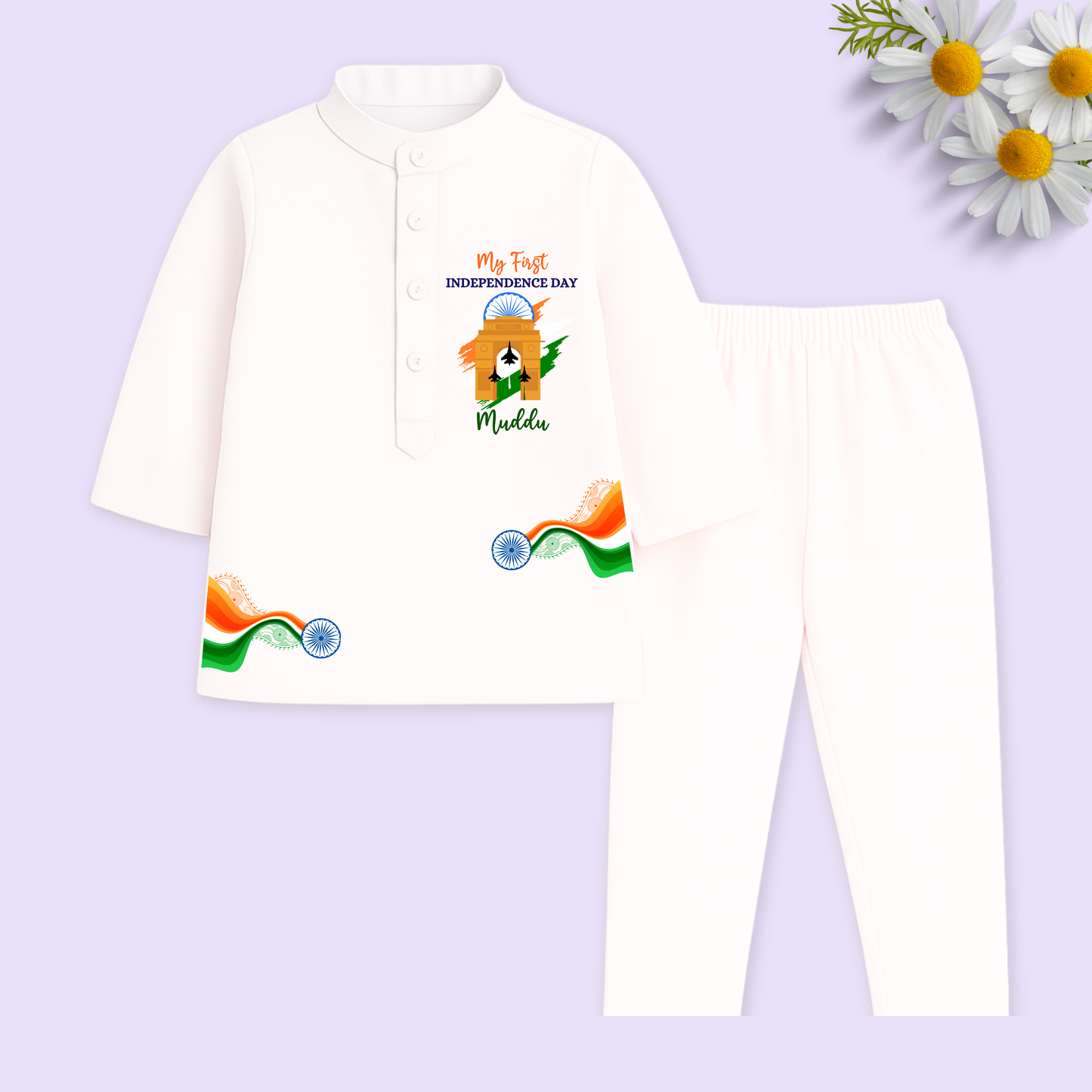 My first Independence Kurta Set