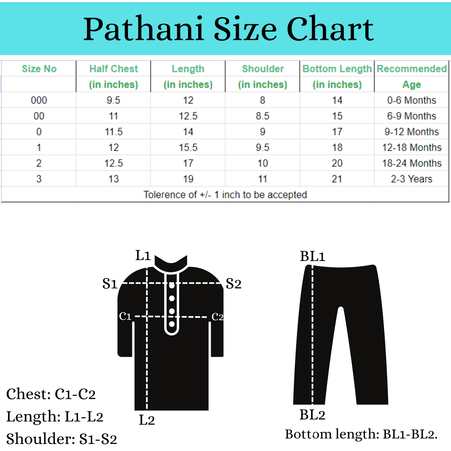 Pathani set