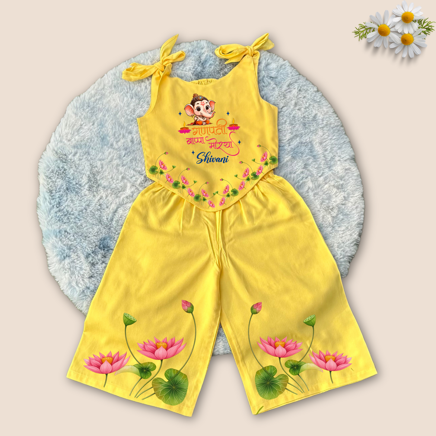 Ganpati Bappa Mourya Co-ord Set
