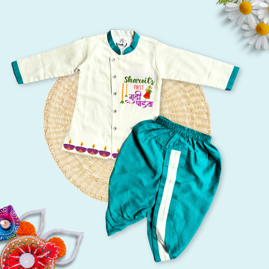 First Gudi Padwa Dhoti kurta