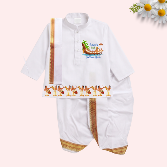 First Vallam Kali Dhoti Kurta