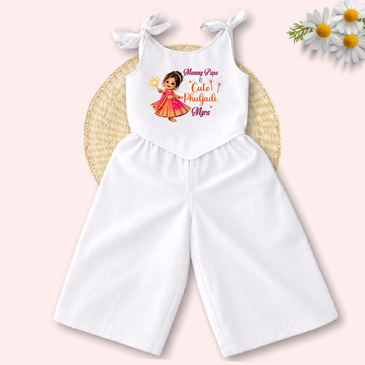 Mummy Papa Ki Cute Phuljhadi Co-ord set