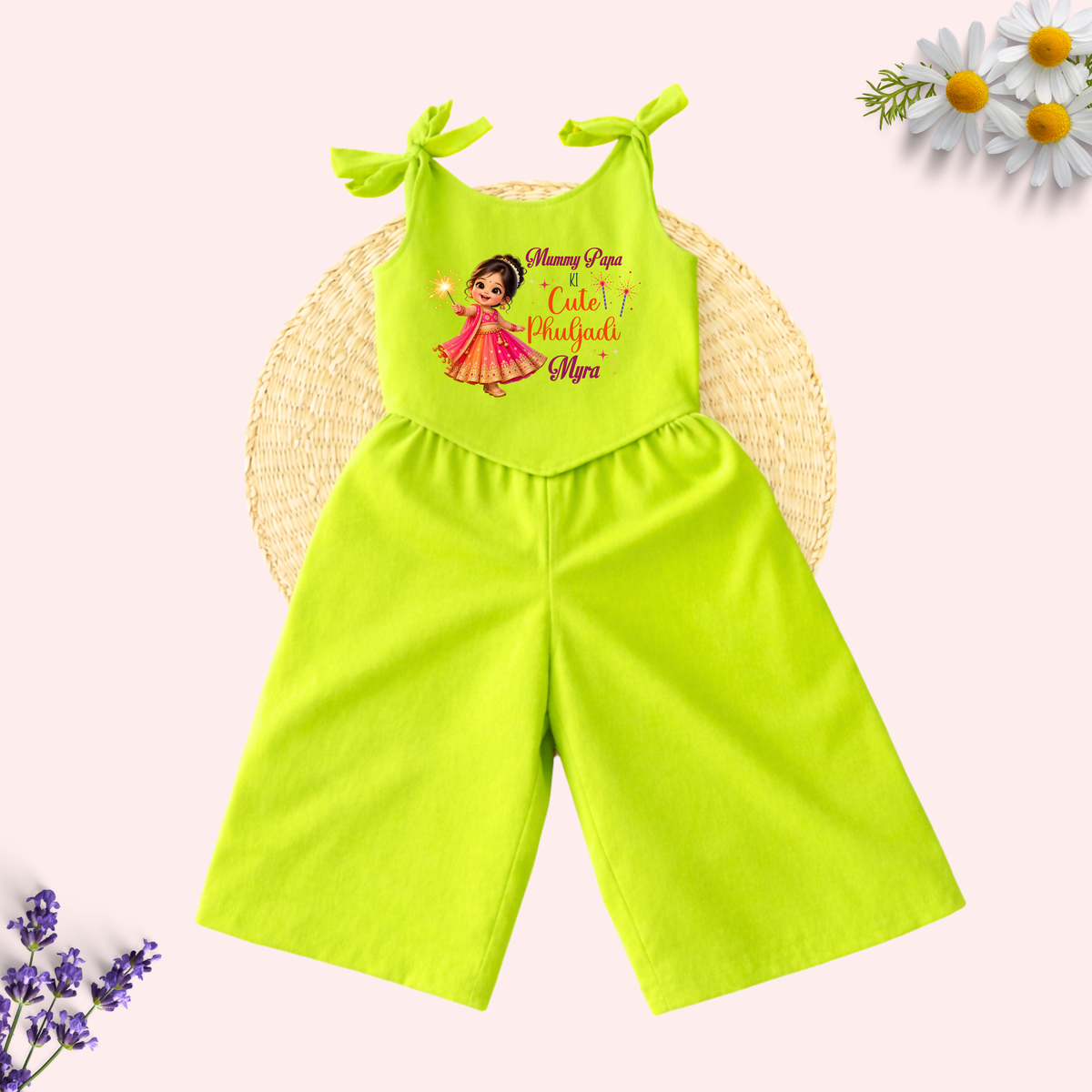 Mummy Papa Ki Cute Phuljhadi Co-ord set