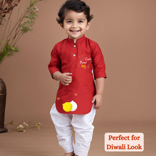 Cute Bomb Kurta Set