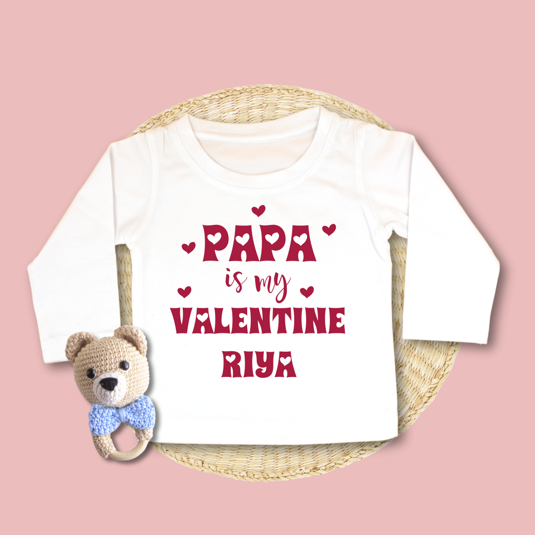 Papa is my valentine