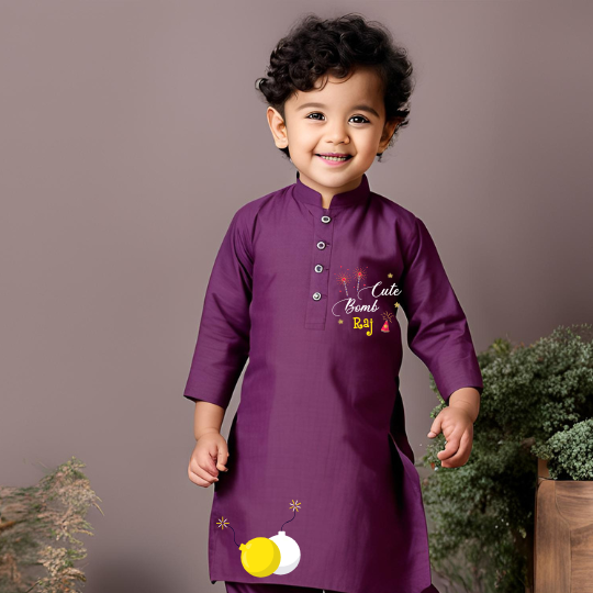 Cute Bomb Kurta Set