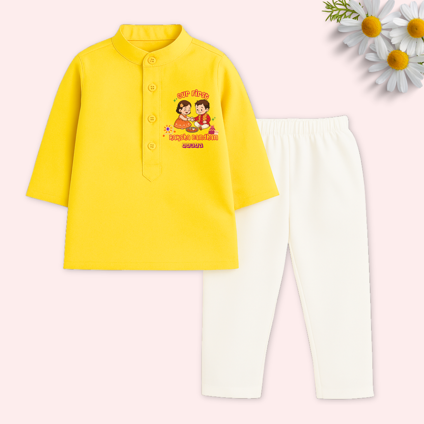 Our first Raksha Bandhan Kurta set