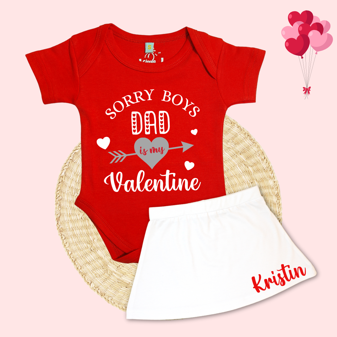 Sorry Boys Dad Is My Valentine Set