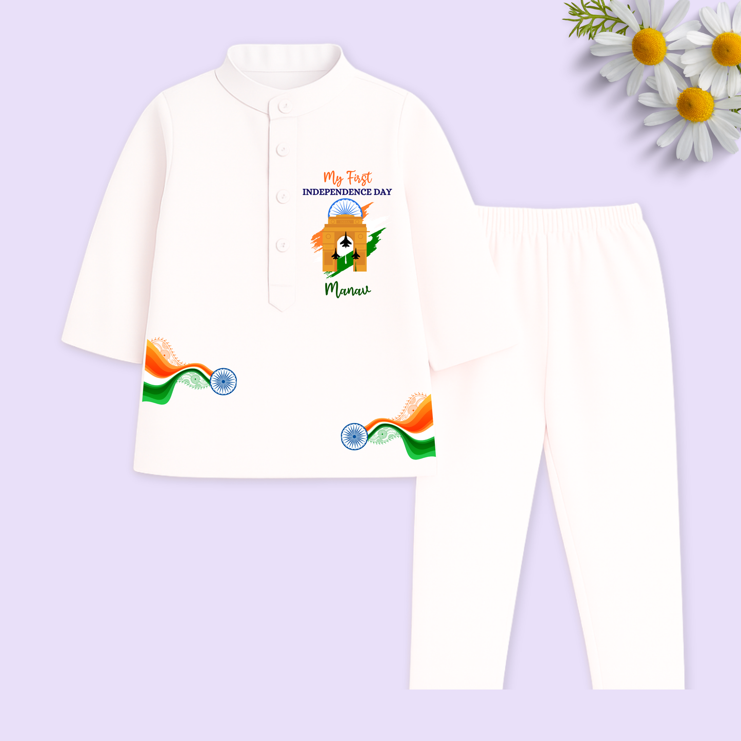 My first Independence Kurta Set