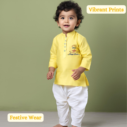 Wishes you Happy diwali Kurta Set