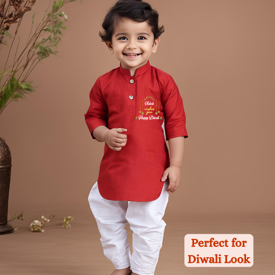 Wishes you Happy diwali Kurta Set