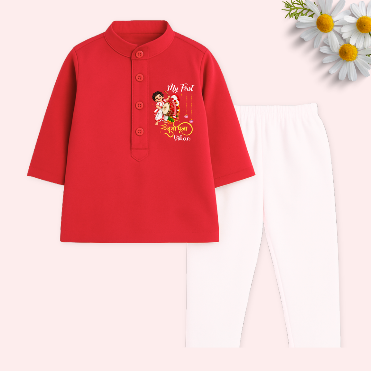 My First Durga Puja Kurta set