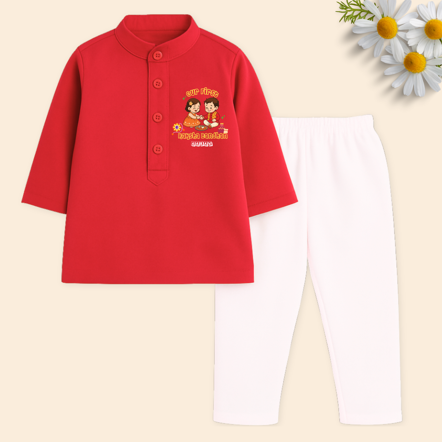 Our first Raksha Bandhan Kurta set