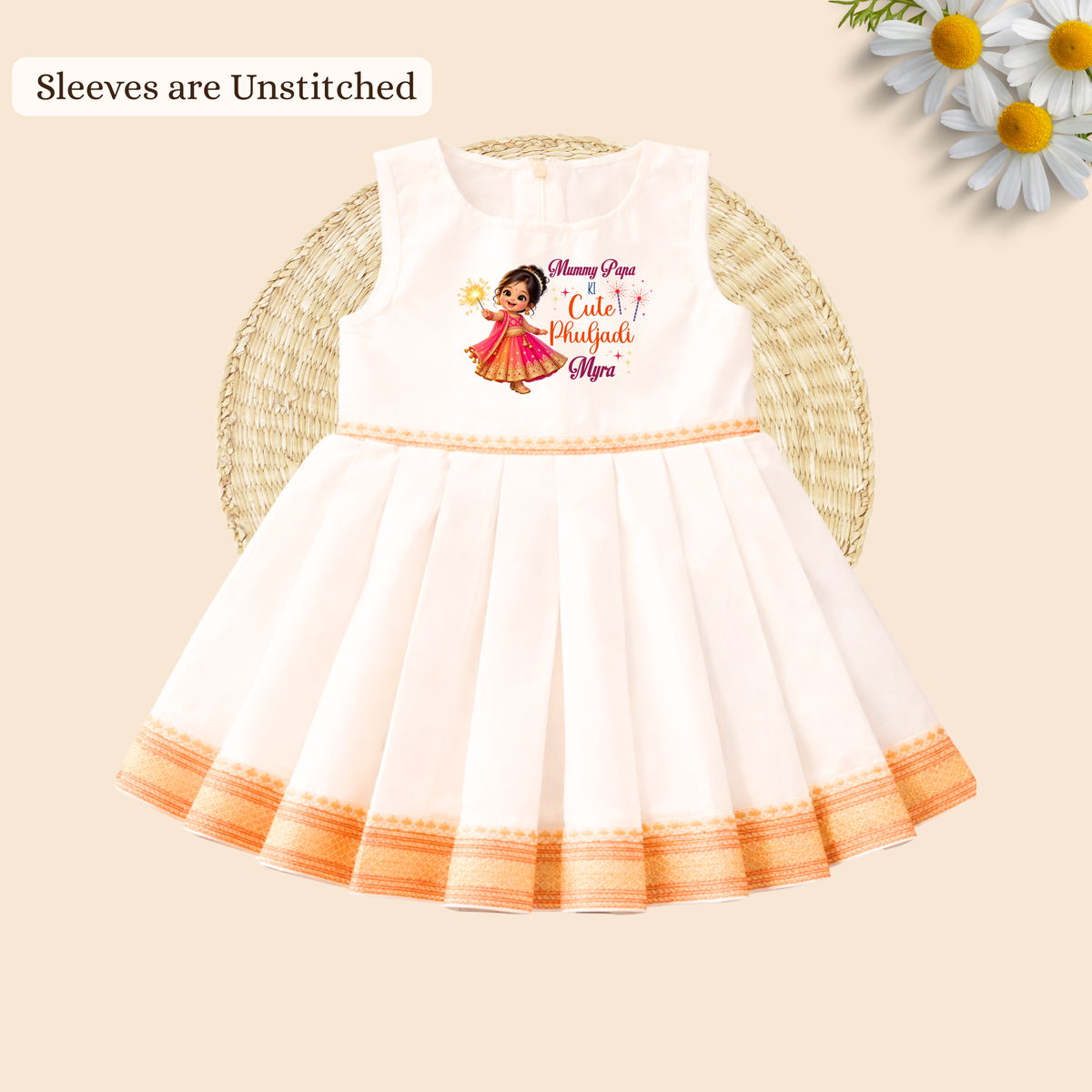 Mummy and Papa ki Cute Phuljhadi Frock
