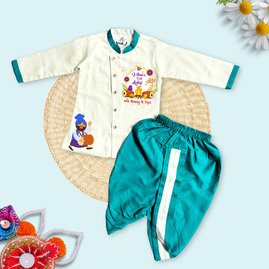 First Lohri with Mummy & Papa