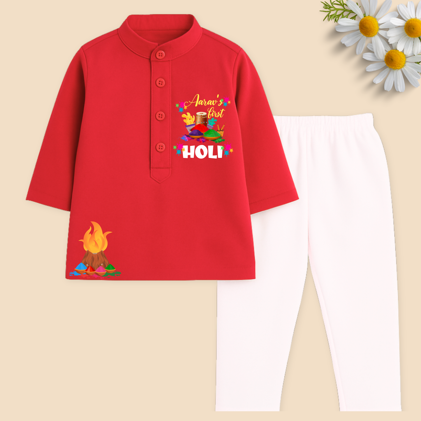 First Holi Kurta set
