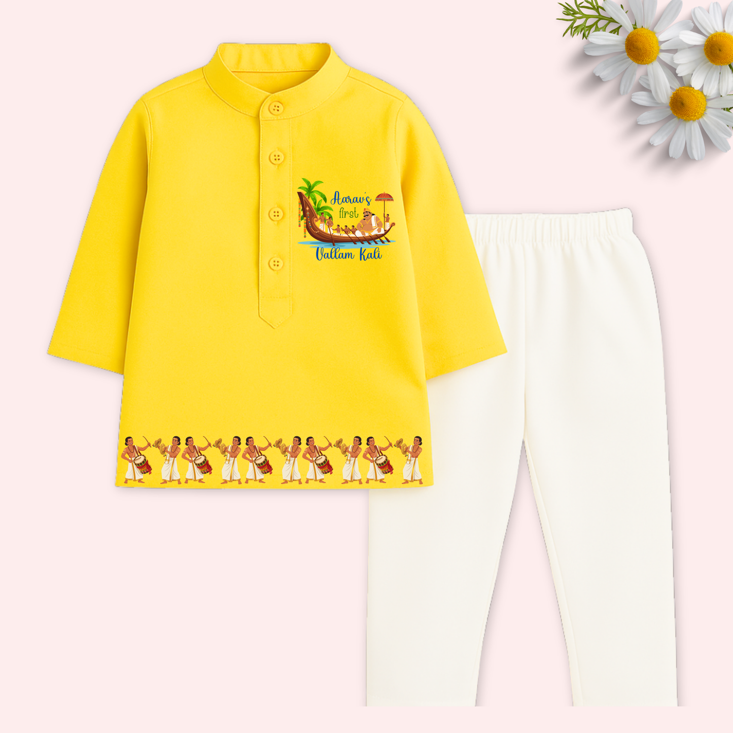 First Vallam Kali Kurta set