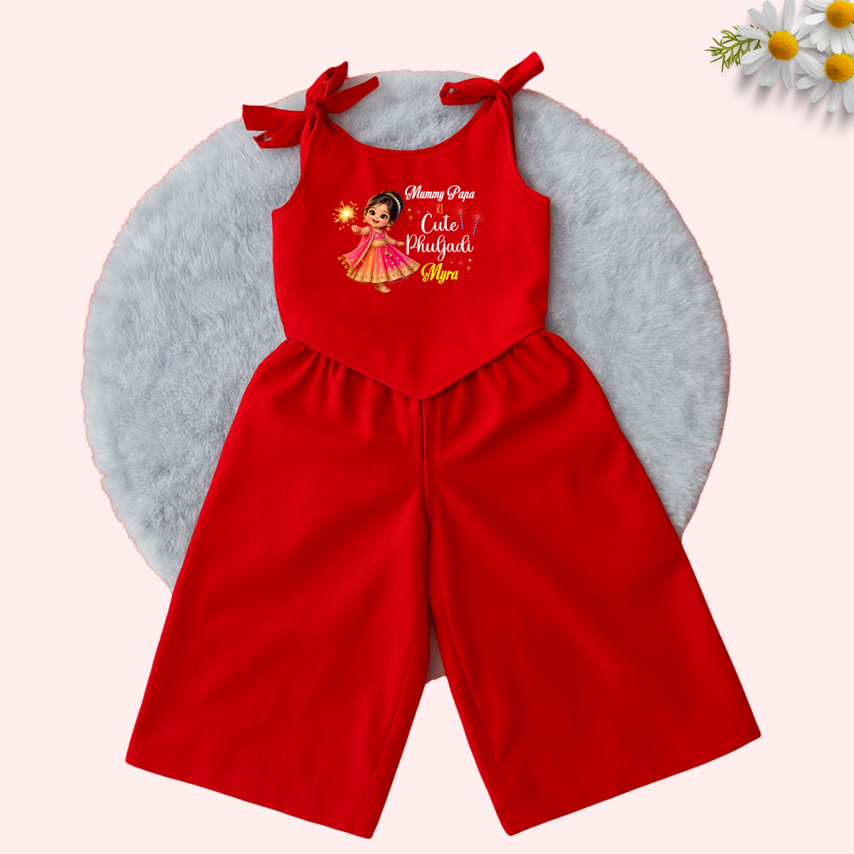 Mummy Papa Ki Cute Phuljhadi Co-Ord set