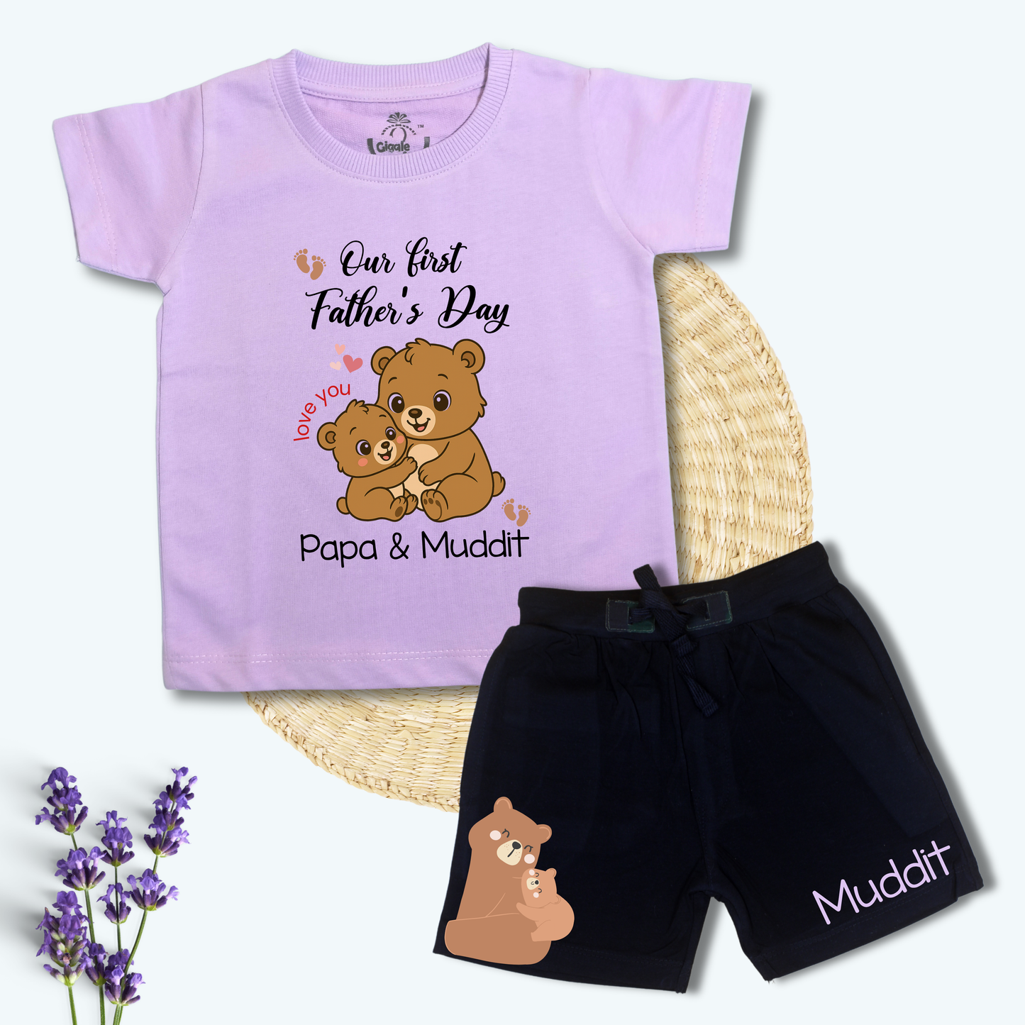 Our first Father's Day (Teddy-set)