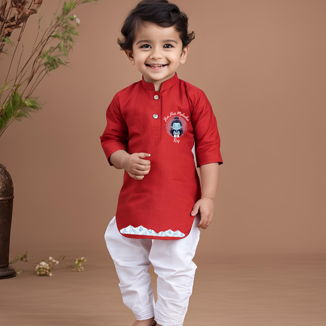 Har Har Mahadev (Kurta set)