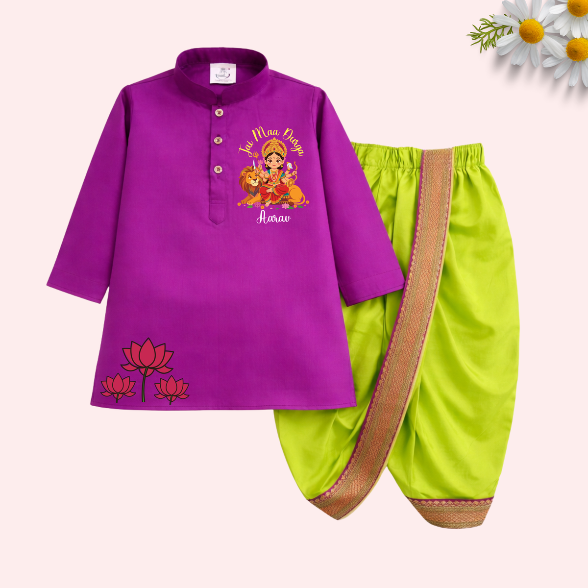 Jai Maa Durga Dhoti Kurta