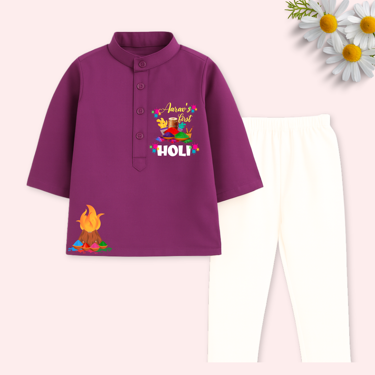 First Holi Kurta set