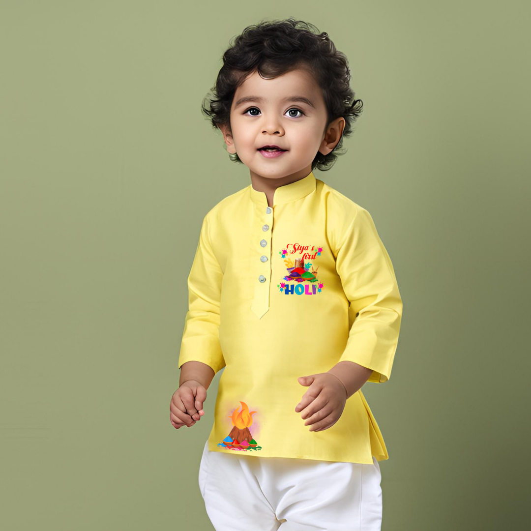 First Holi (Kurta set)