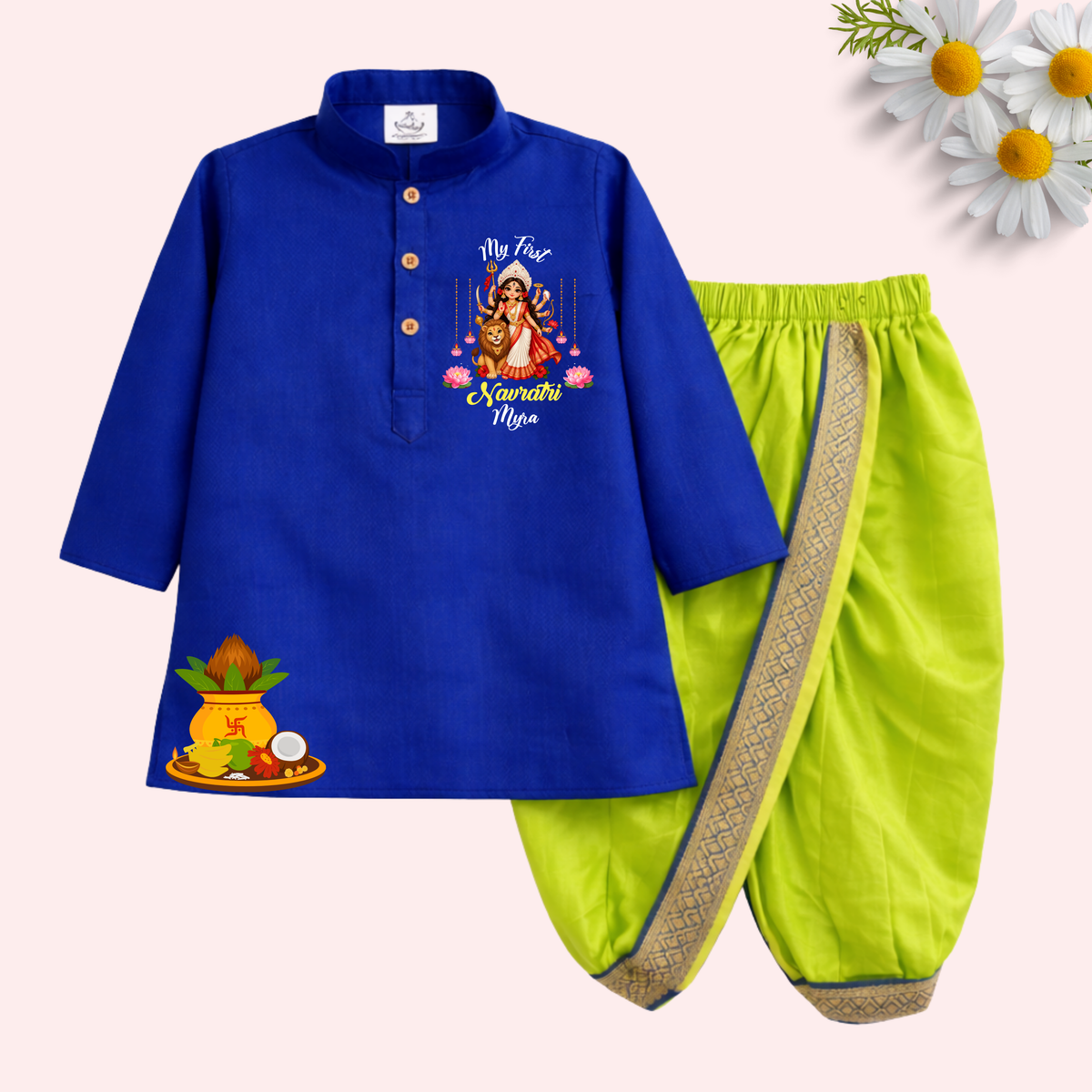 My First Navratri Dhoti Kurta
