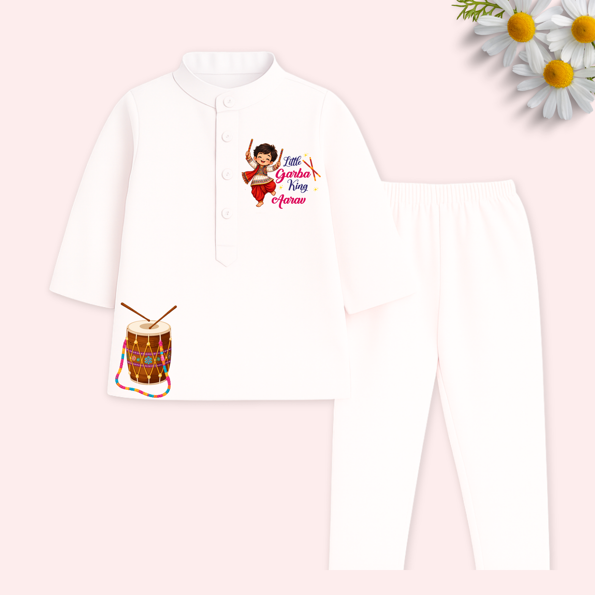 Little Garba King Kurta set