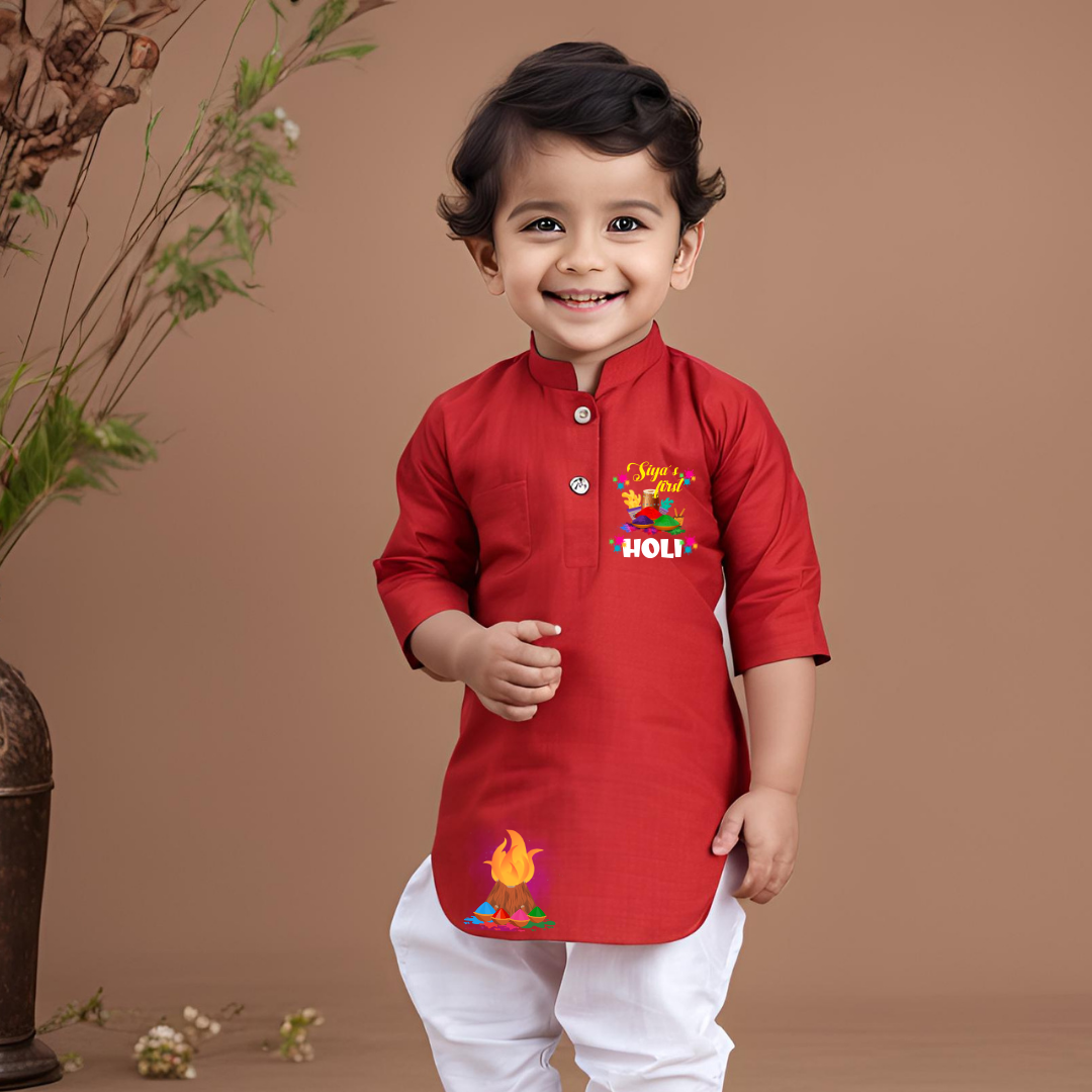 First Holi (Kurta set)