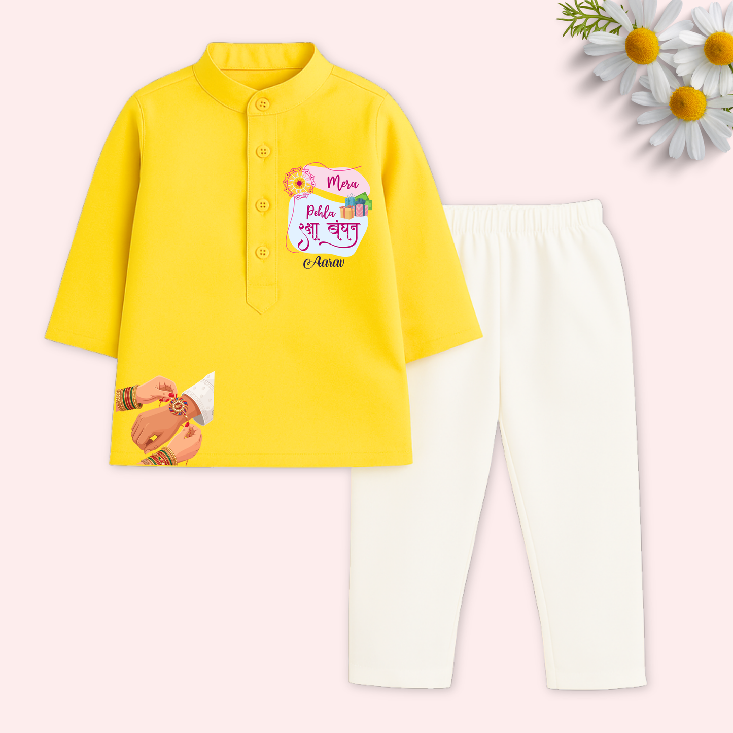 Mera Pehla Raksha Bandhan Kurta Set