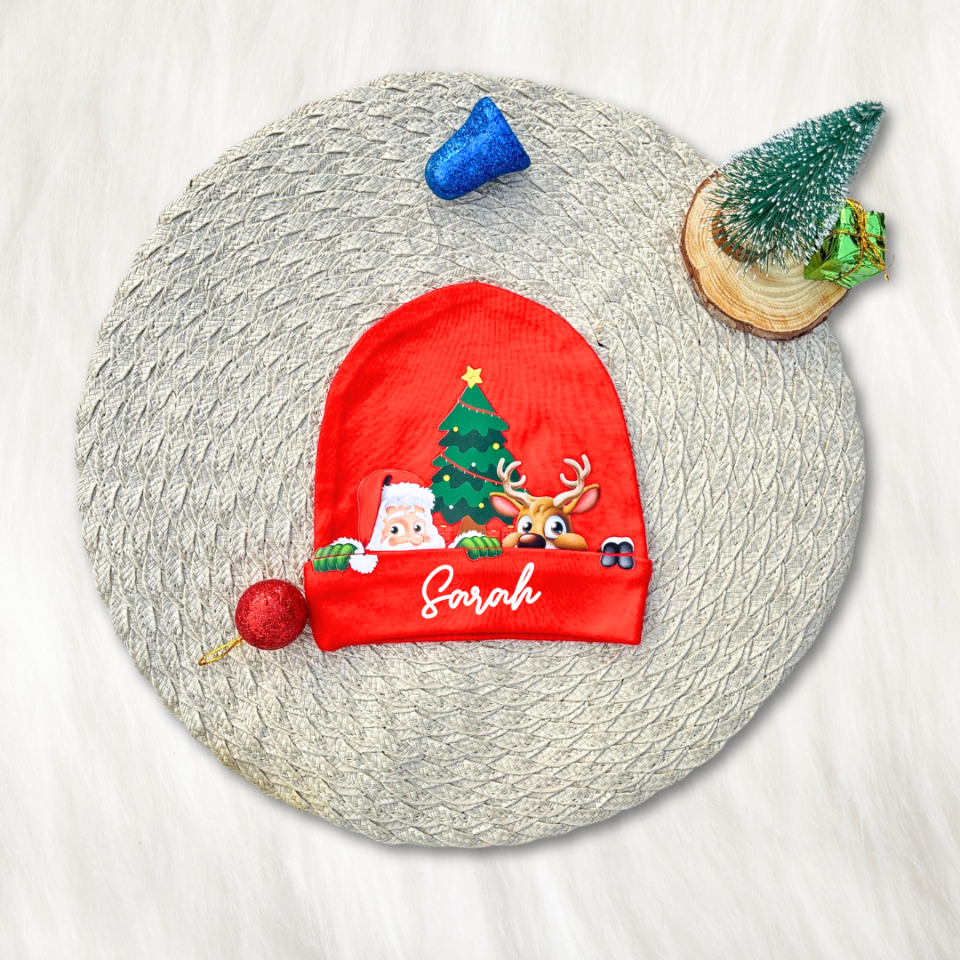 Christmas Caps (pack of 3) (0-6 months)