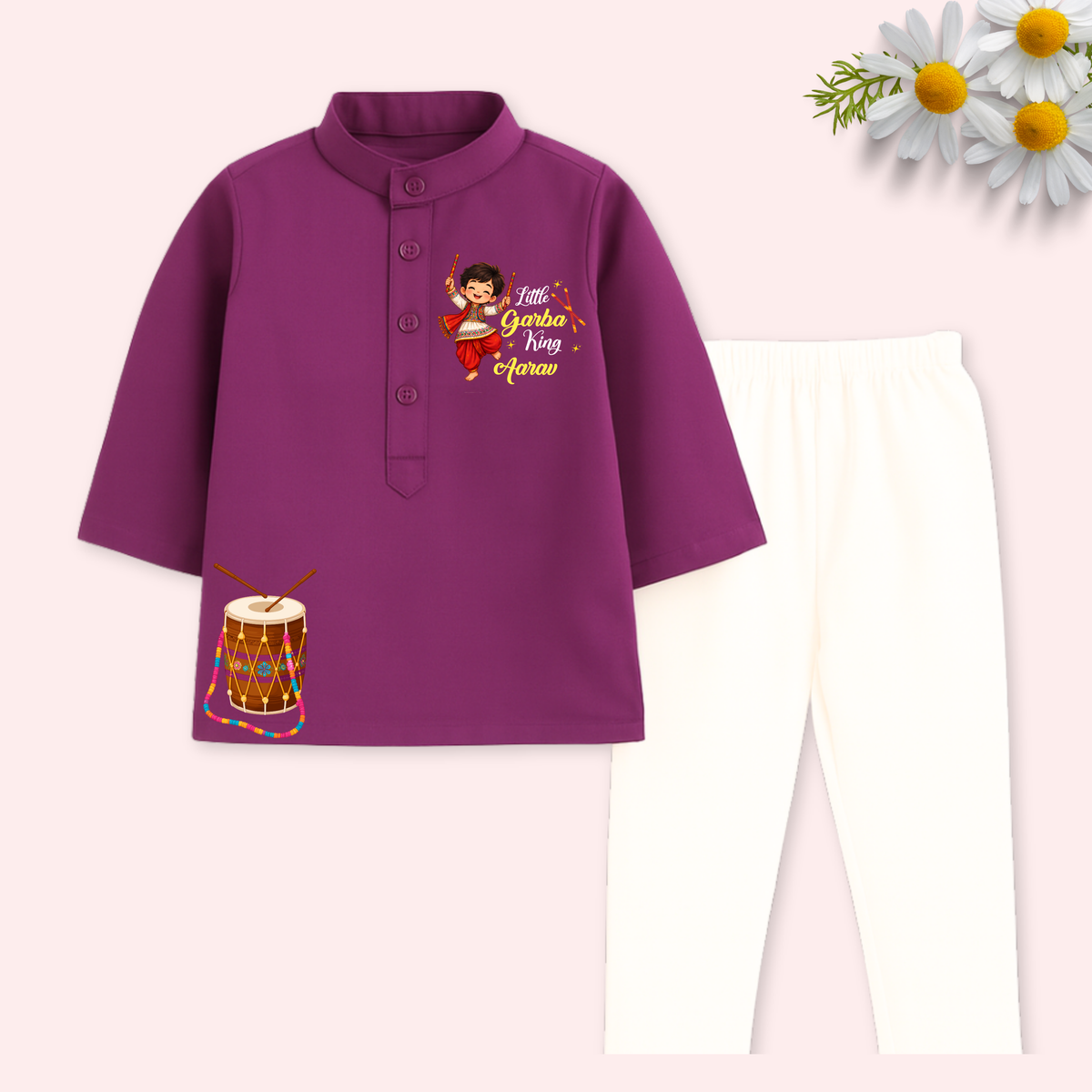 Little Garba King Kurta set