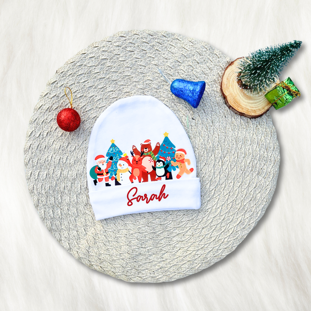 Christmas Caps (pack of 3) (0-6 months)