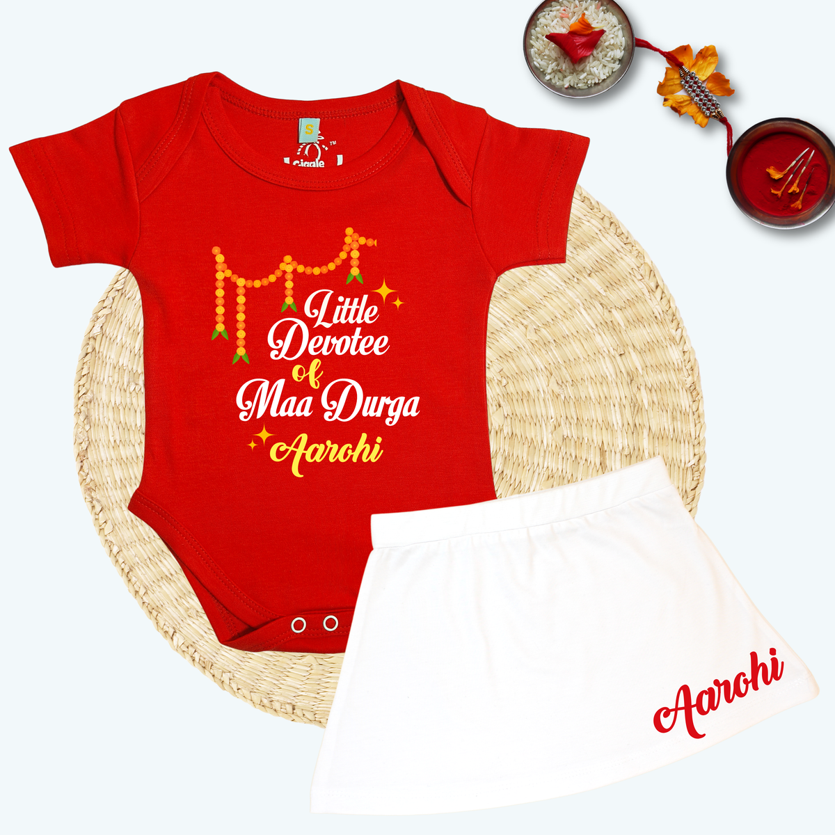 Little Devotee of Maa Durga set
