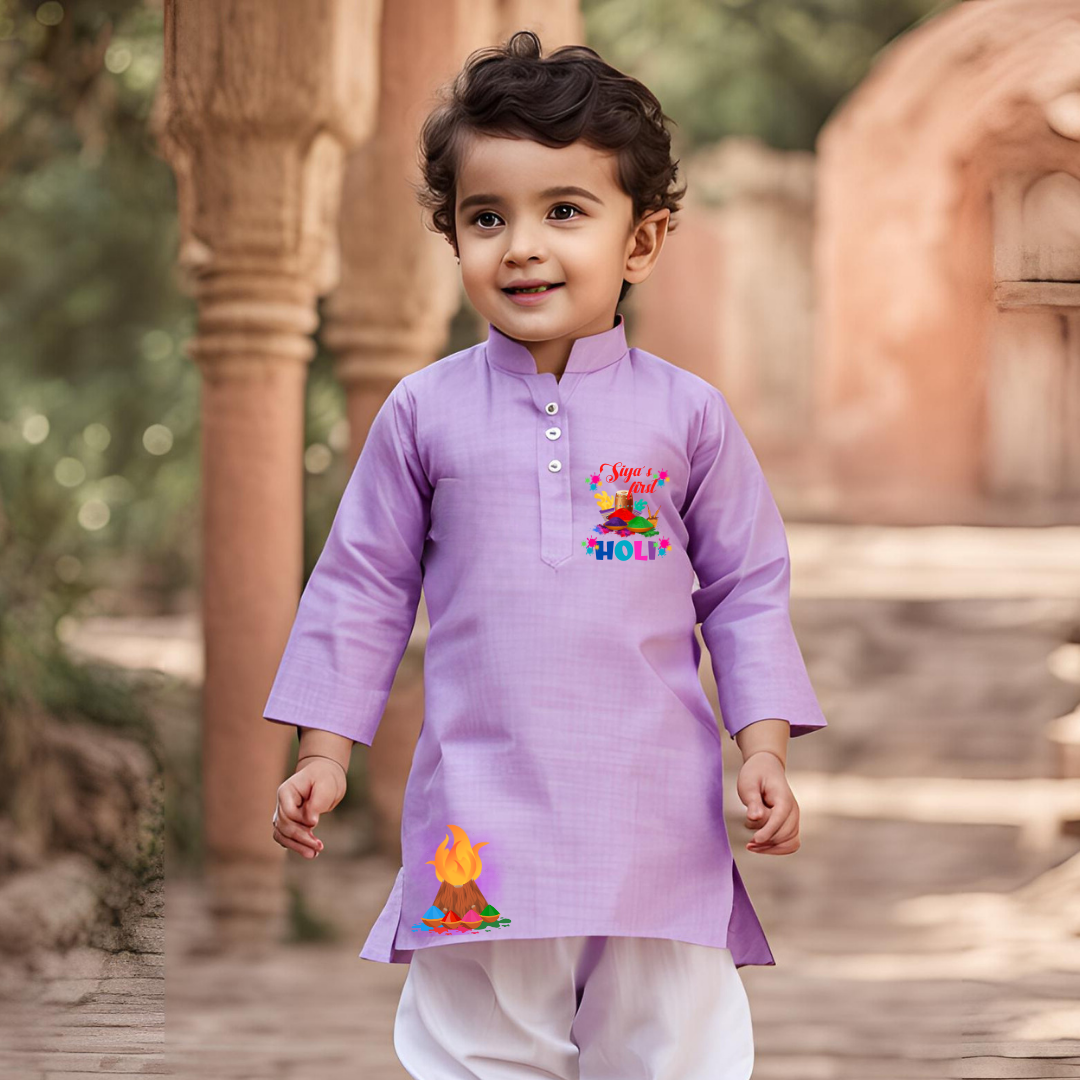 First Holi (Kurta set)