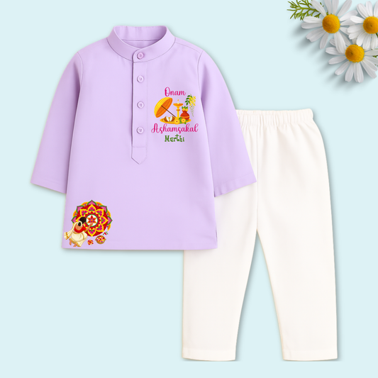 Onam Ashamsakal Kurta set