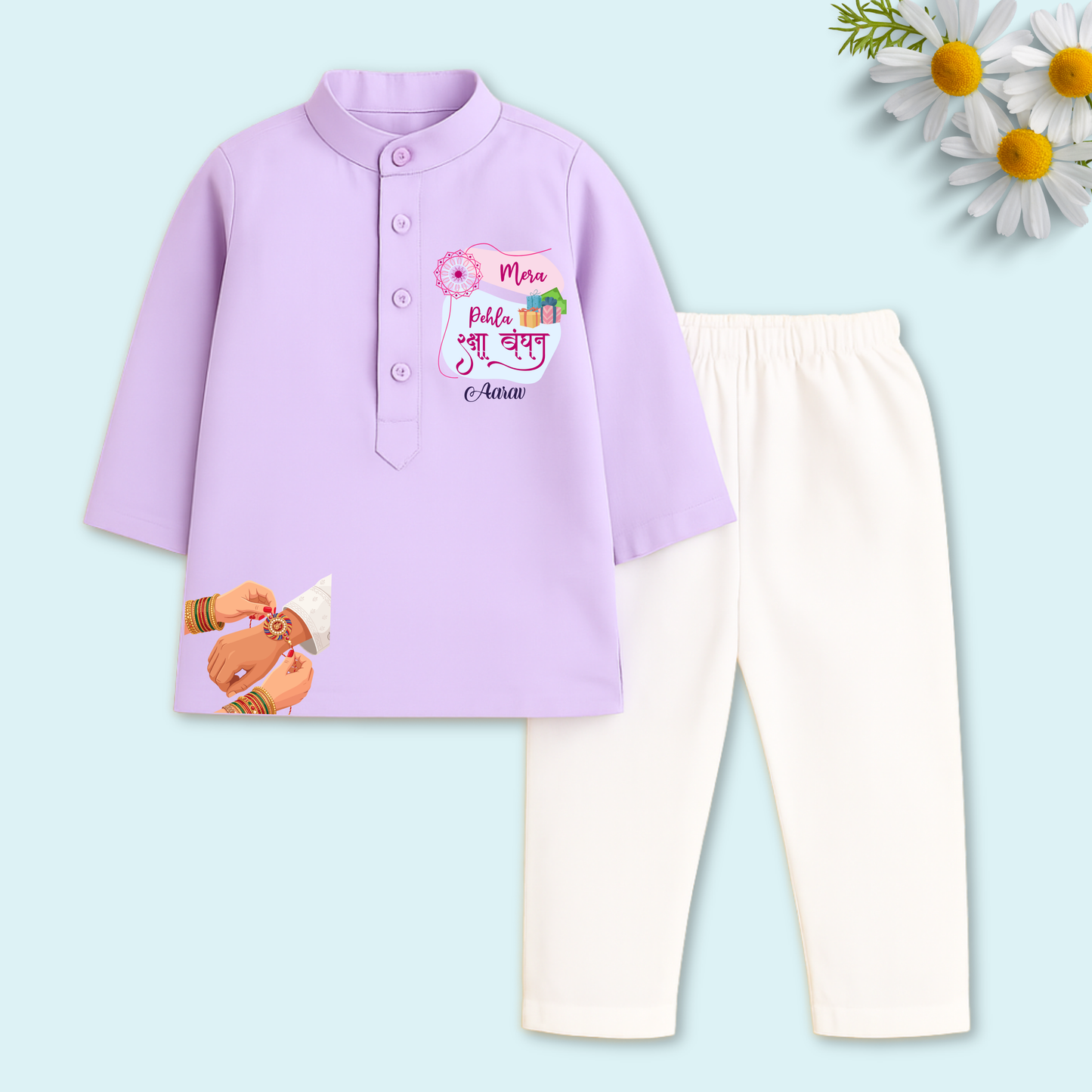 Mera Pehla Raksha Bandhan Kurta Set