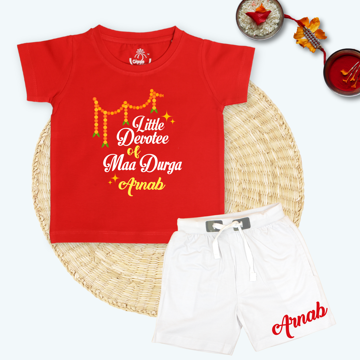 Little Devotee of Maa Durga set