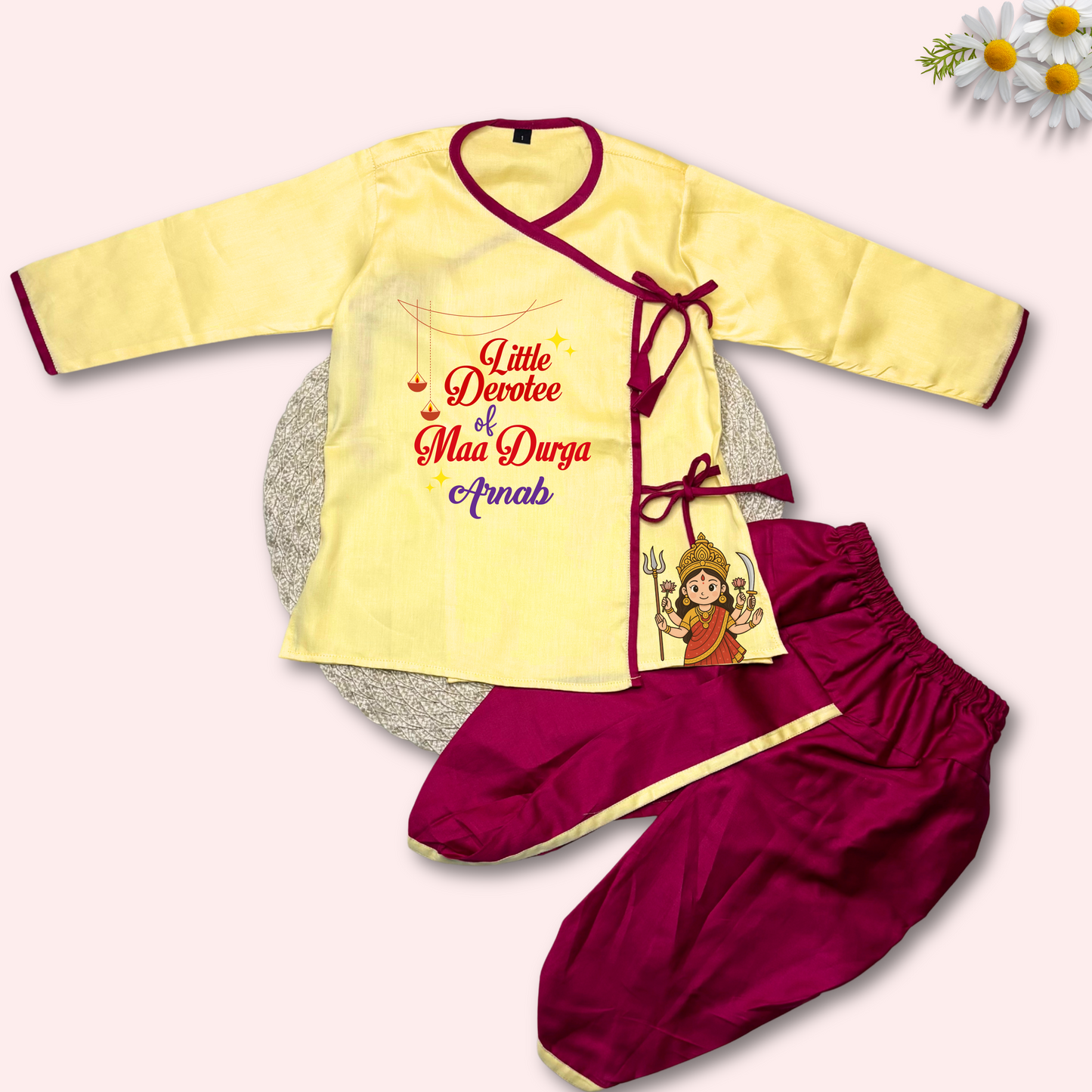 Little Devotee Of Maa Durga