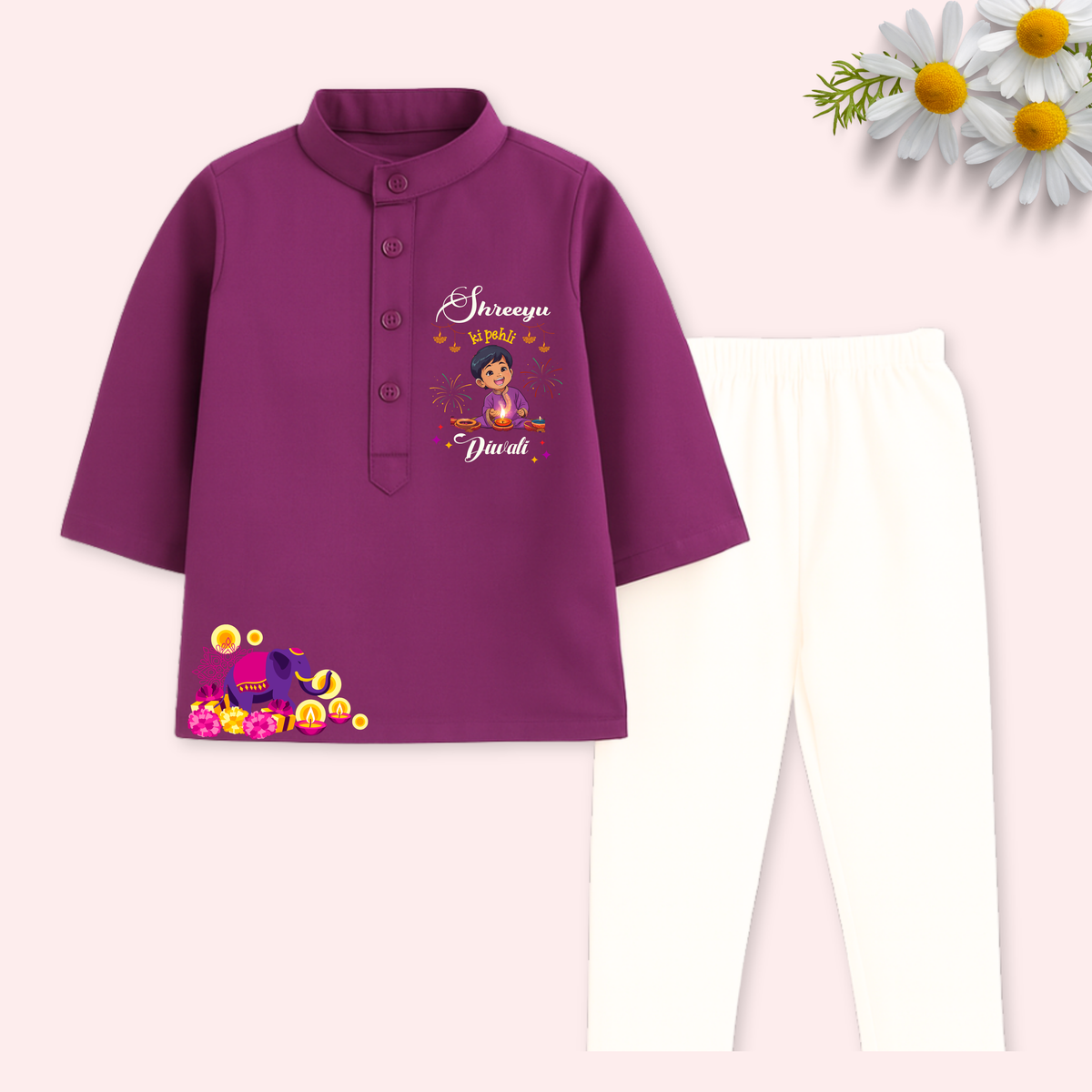 Pehli Diwali kurta set