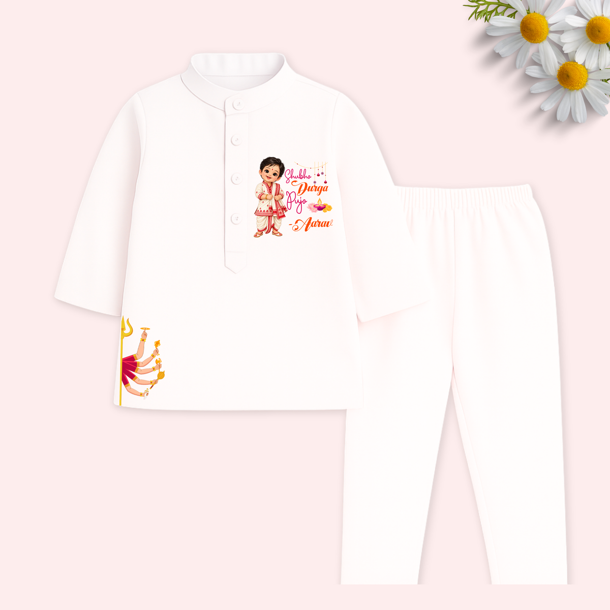 Durga Puja kurta set