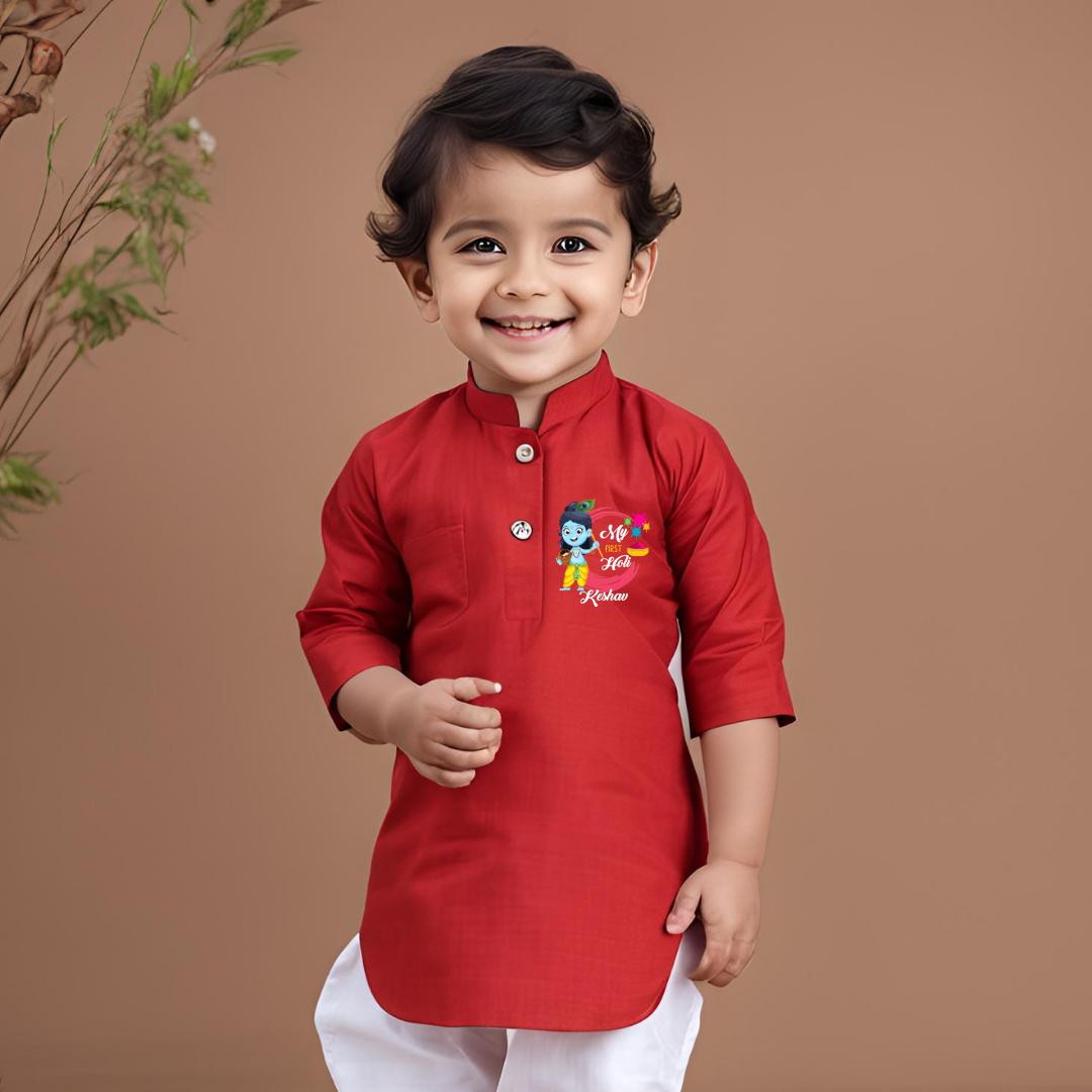 My first Holi (Kurta set)