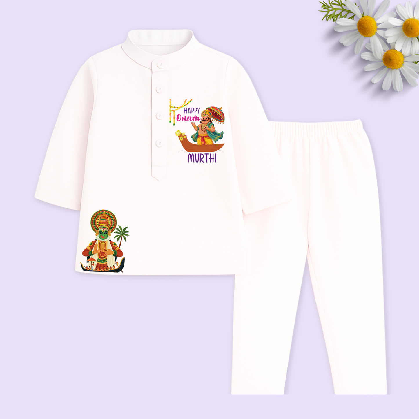 Happy Onam Kurta set