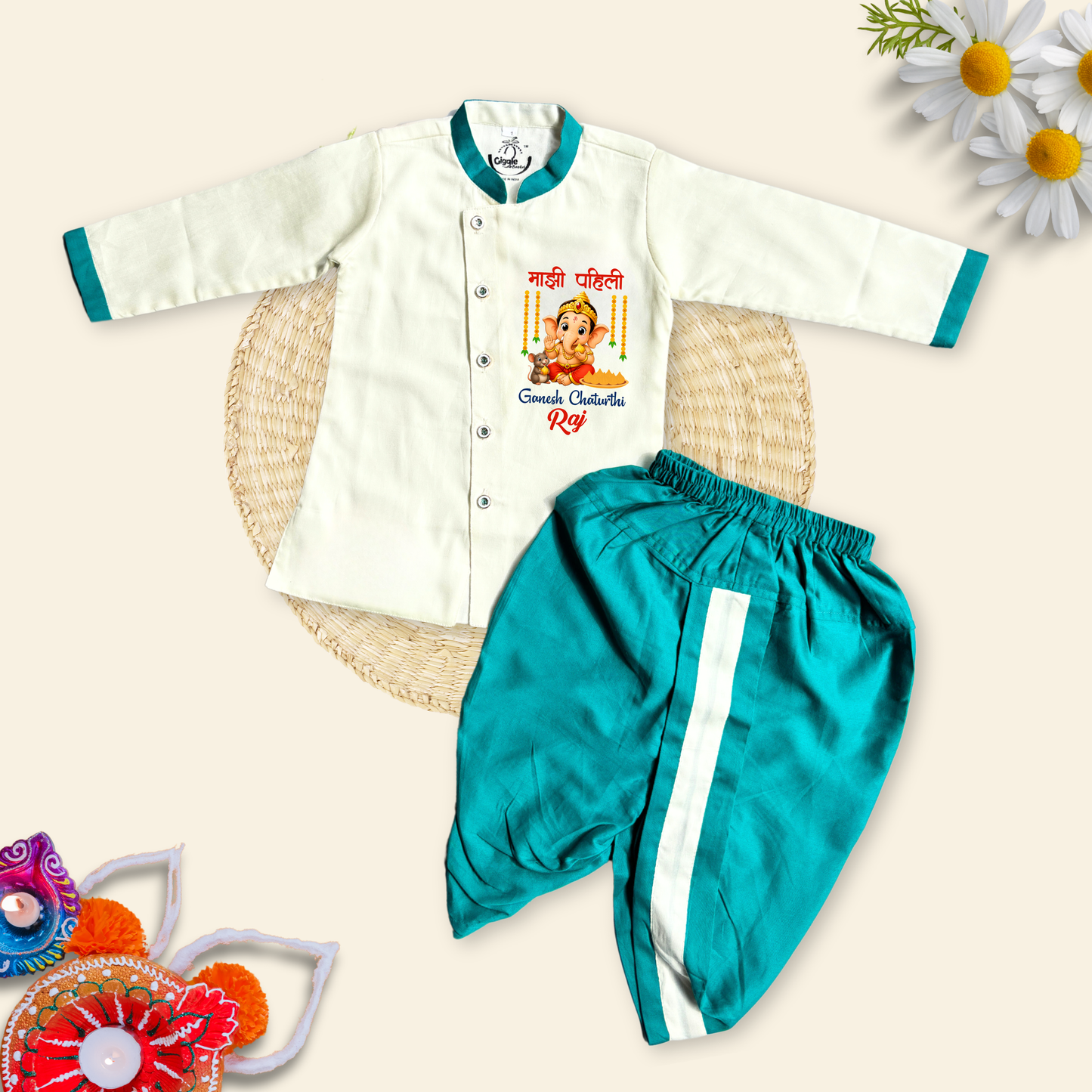 Majhi Pahili Ganesh Chaturthi Dhoti kurta