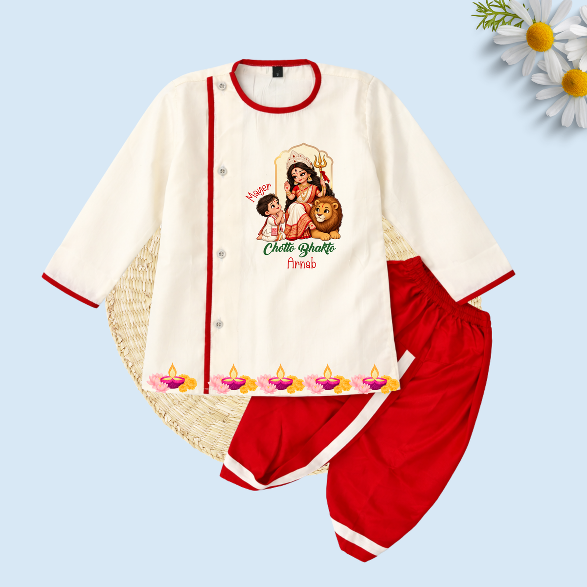 Mayer Chotto Bhakto  Dhoti Kurta set